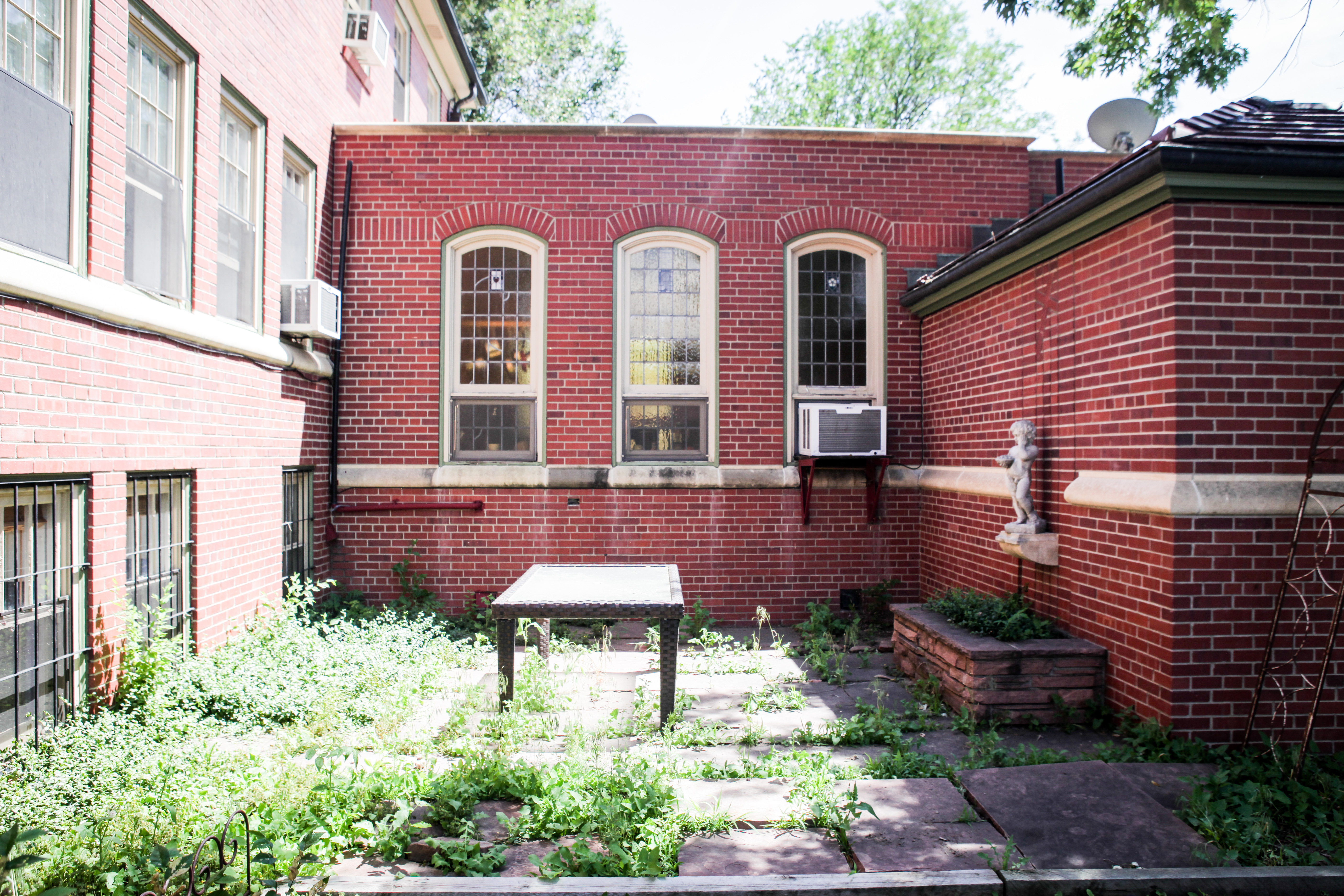 The Nunnery courtyard, Athmar Park Denver